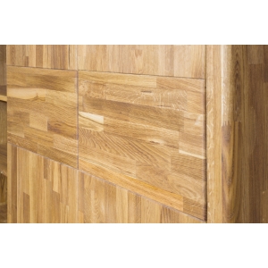 Furniteco Korsa 3 Doors Wardrobe (oak, natural parquet oil). Photo 3